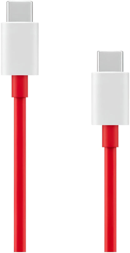 OnePlus OSABBCBBAE Network Charger with USB-C Cable, 120W, 7.3A, 1 x USB-A - 1 x USB-C, White 5461100631
