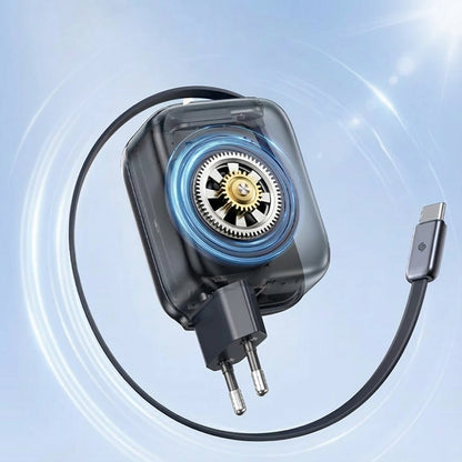 Baseus EnerCore CJ11 Network Charger with USB-C Cable, 45W, 3A, 1 x USB-C, Black Z0004800