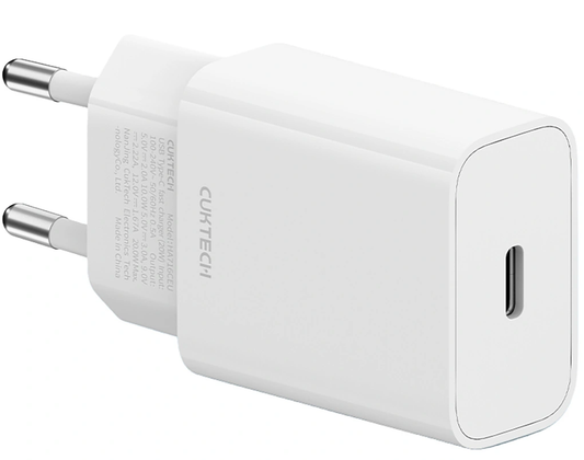 Cuktech HA716C Network Charger, 20W, 3A, 1 x USB-C, White