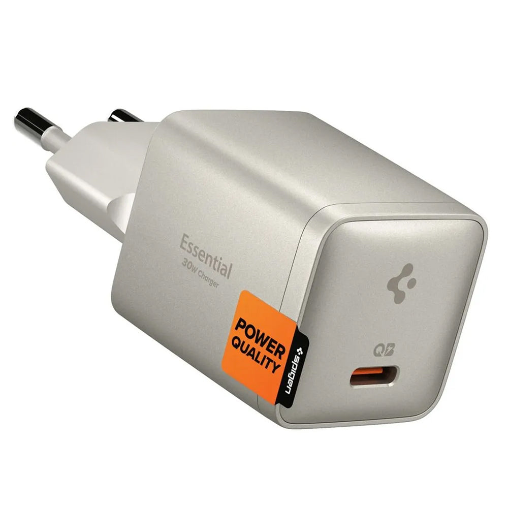 Spigen EE301EU Essential Wall Charger, 30W, 3A, 1 x USB-C, Titan Gray ACH10448