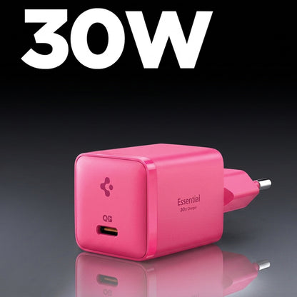 Spigen EE301EU Arcstation Essential Wall Charger, 30W, 3A, 1 x USB-C, Pink ACH10449