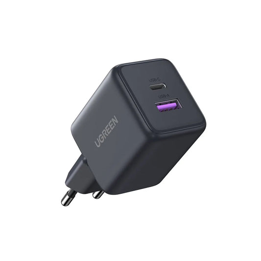 UGREEN X516 Network Charger, 30W, 3A, 1 x USB-A - 1 x USB-C, Grey