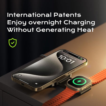 Lisen 2in1 Wireless Network Charger, 15W, 1.67A, Black YL0324100013