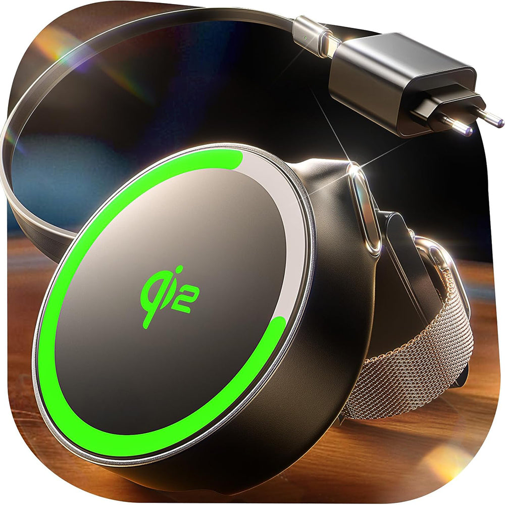 Lisen W602 2in1 Wireless Network Charger, 15W, 1.67A, Black YL0324090008