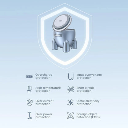 UGREEN W713 2in1 25W Wireless Network Charger, Blue