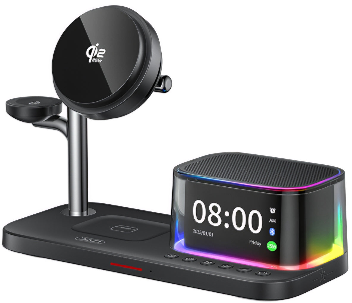 Wireless Network Charger XO Design CX045 3in1, 25W, Black