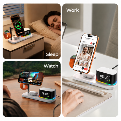 Wireless Network Charger XO Design CX045 3in1, 25W, White