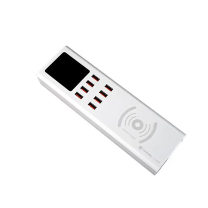 Sunshine SS-309WD QI Charging Station, 40W, 2.4A, 8 x USB-A, White