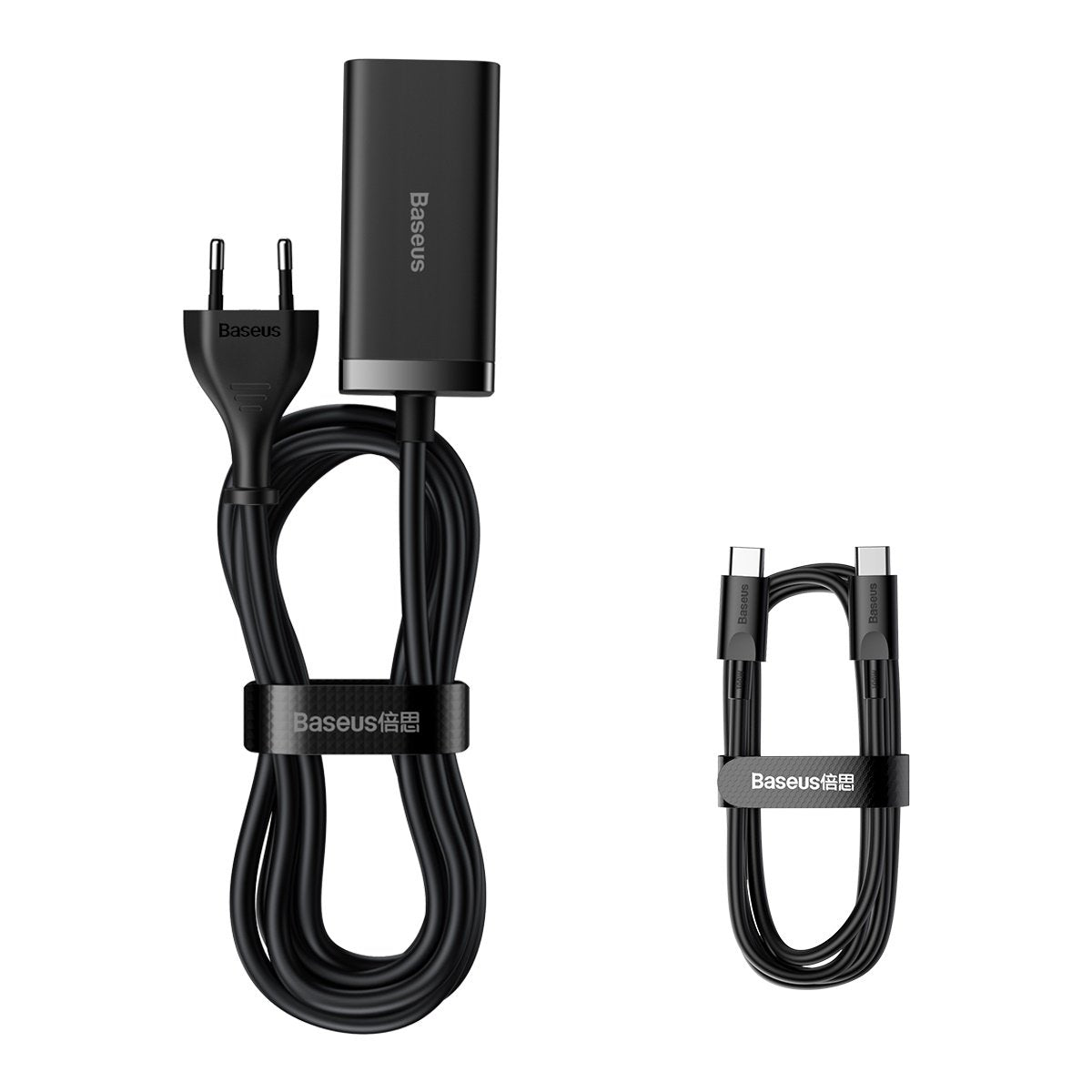 Baseus GaN3 Pro USB-C Charging Station, 100W, 5A, 2 x USB-A - 2 x USB-C, Black, Resealed CCGP000101