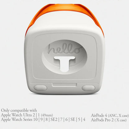 Spigen C1 Classic Stand for Apple Watch Wireless Charger Series, Red AMP09341