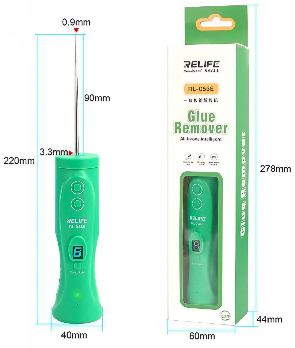 Relife RL-056E Adhesive Removal Tool, 2in1