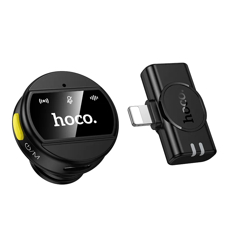 HOCO L21 Lavalier, Lightning, Black