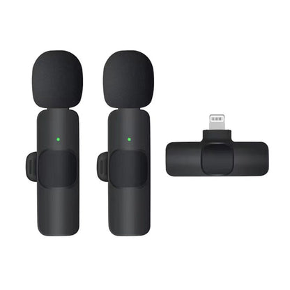 Techsuit LW1 Lavalier, Lightning, Set of 2, Black