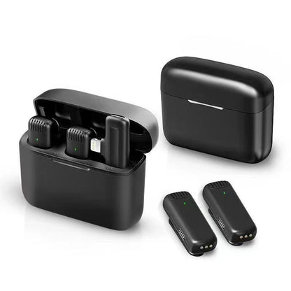 Techsuit LW4 Lavalier, Lightning, Set of 2, Black