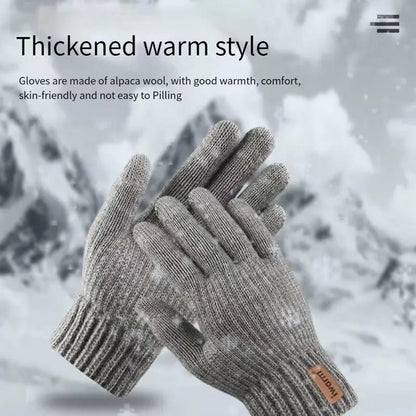 Iwarm ST0016 Winter Touchscreen Gloves, Size 22cm, Navy Blue