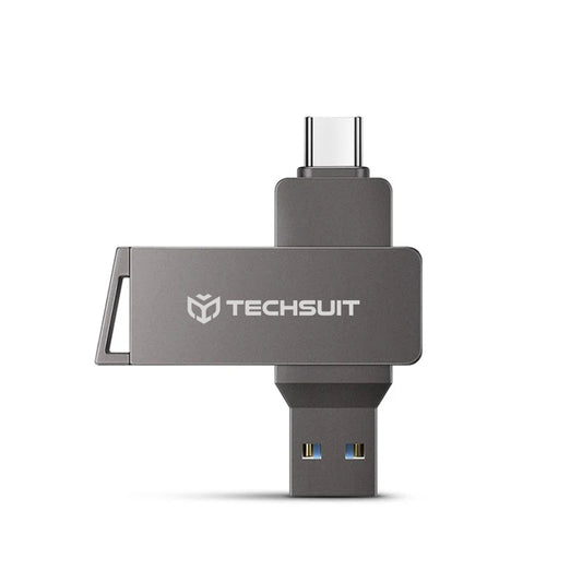 External Memory USB-A 3.0 / USB-C Techsuit THSM20, 256Gb
