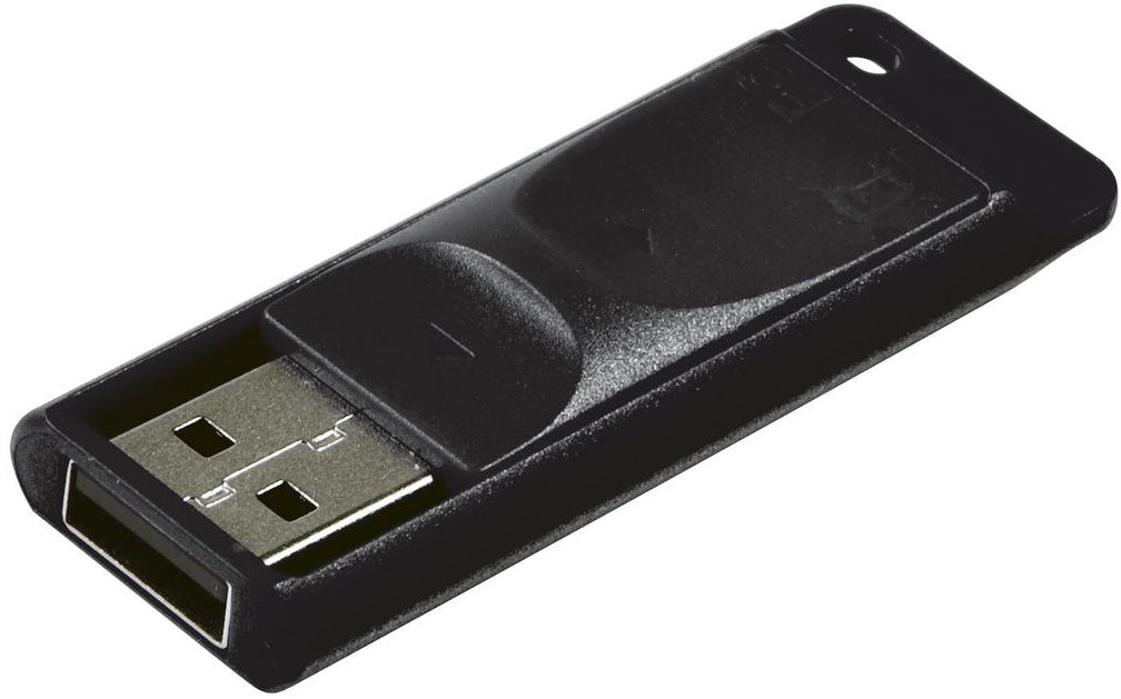 External USB-A Verbatim PenDrive Slider Memory, 32Gb