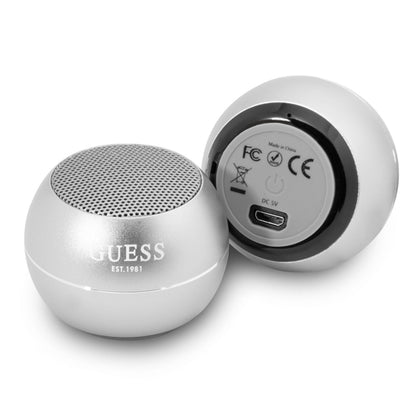 Guess Portable Bluetooth Speaker, 3W, Gray