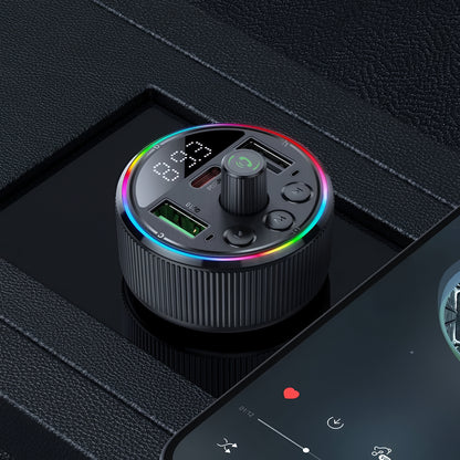 HOCO E82 Bluetooth FM Modulator, 2 x USB-A - 1 x USB-C