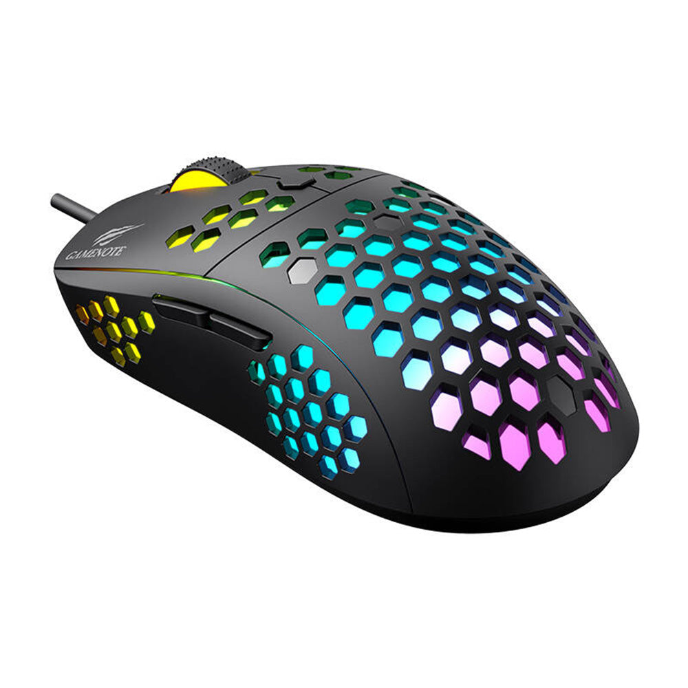 Wired USB Gaming Mouse HAVIT MS1032, RGB, 800DPI - 6400DPI, Black