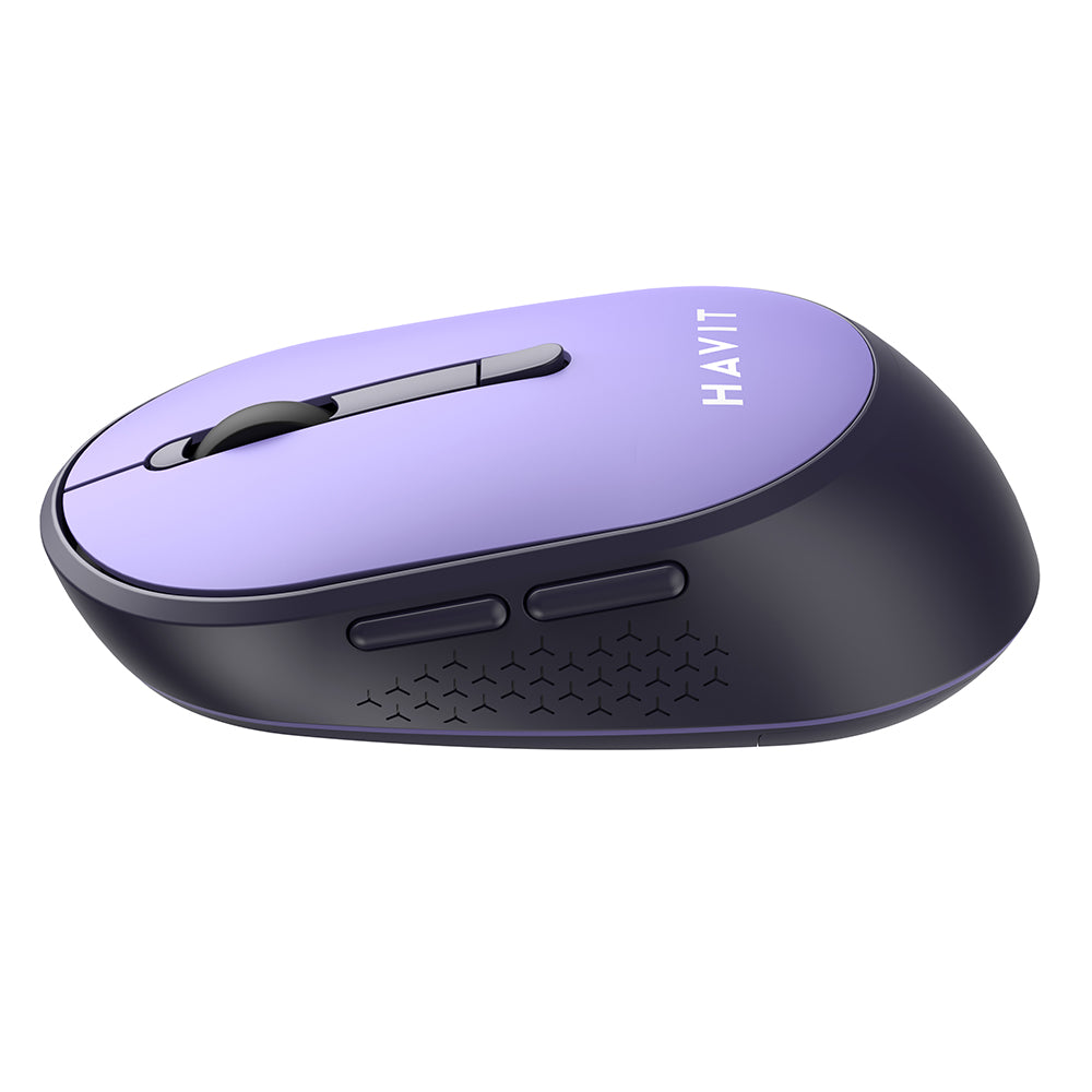 HAVIT MS78GT Wireless Mouse, 1200DPI - 3200DPI, Purple