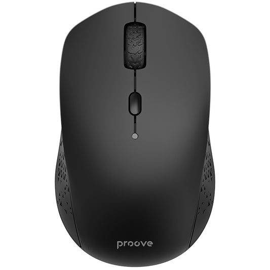 Proove Sweeper Wireless Mouse, 800DPI - 1600DPI, BT / Wi-Fi, Black WMSW00011001