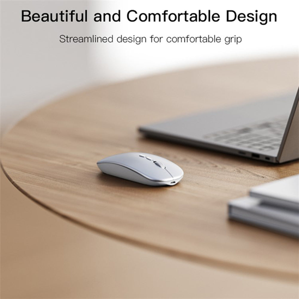 Wireless Mouse Yesido KB15, 800DPI - 1600DPI, Silver
