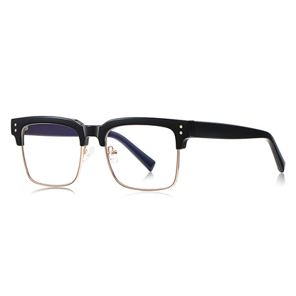 Techsuit 2205 Women's Computer Glasses, Anti-Blue Light, Black and Gold