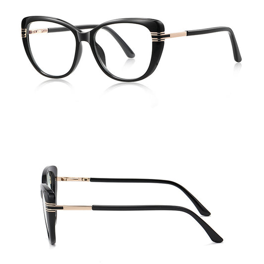 Techsuit 2274 Women's Computer Glasses, Anti-Blue Light, Black