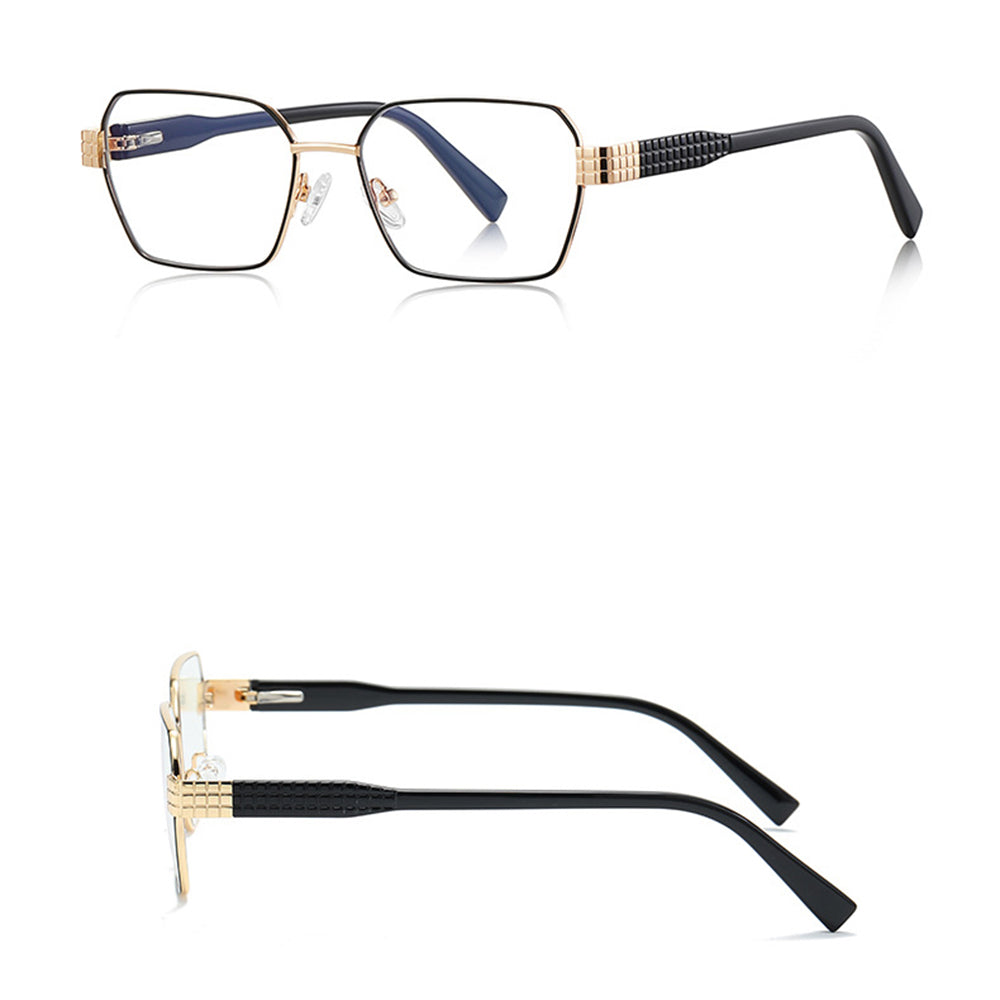 Techsuit 3161 Women's Computer Glasses, Anti-Blue Light, Black