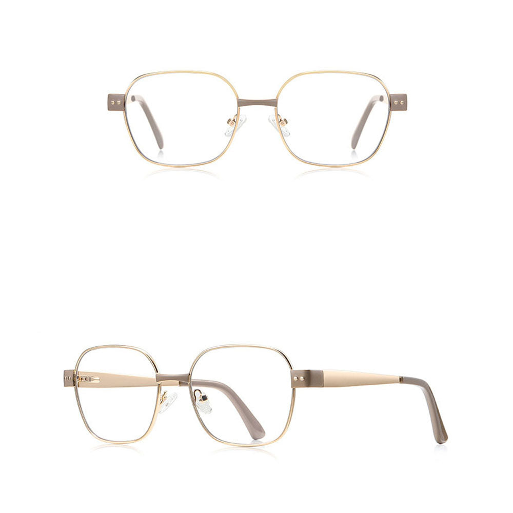 Techsuit 3172 Women's Computer Glasses, Anti-Blue Light, Gold
