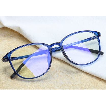 Techsuit F2822 Women's Computer Glasses, Anti-Blue Light, Blue