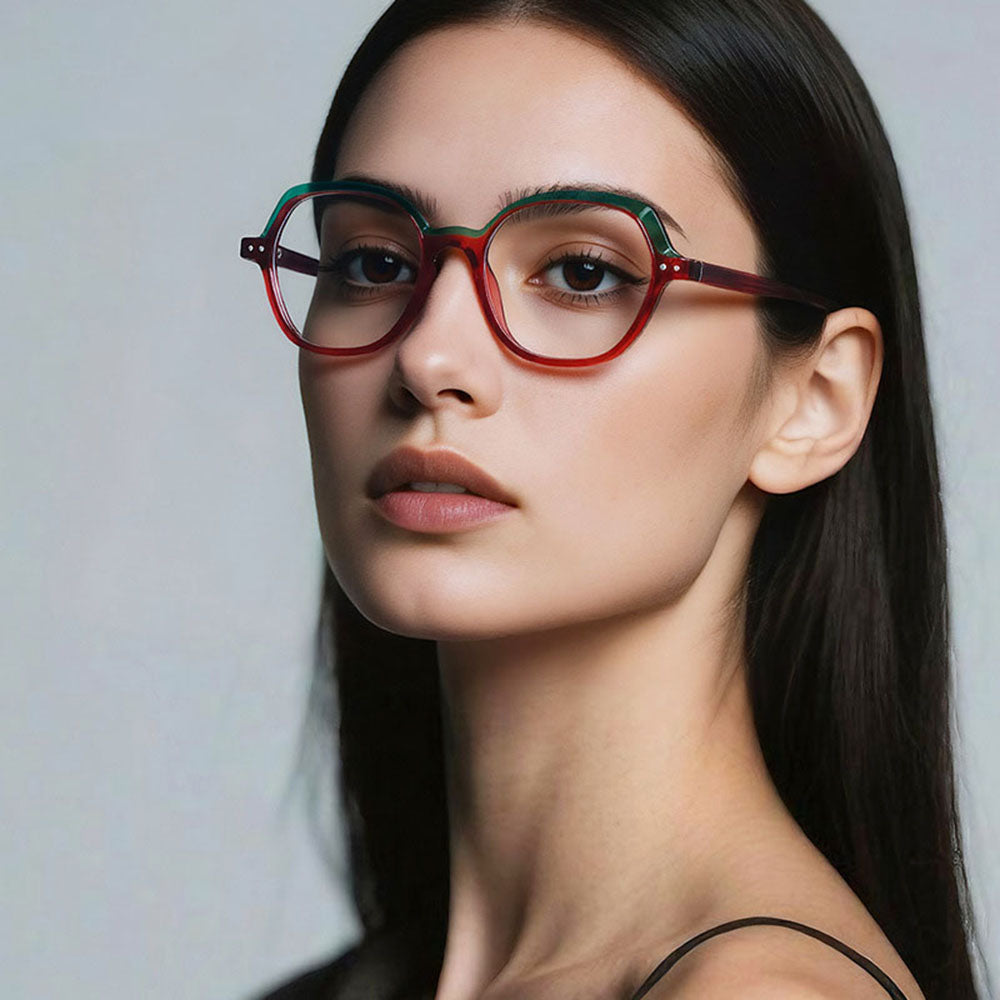 Techsuit LS051 Women's Computer Glasses, Anti-Blue Light, Black