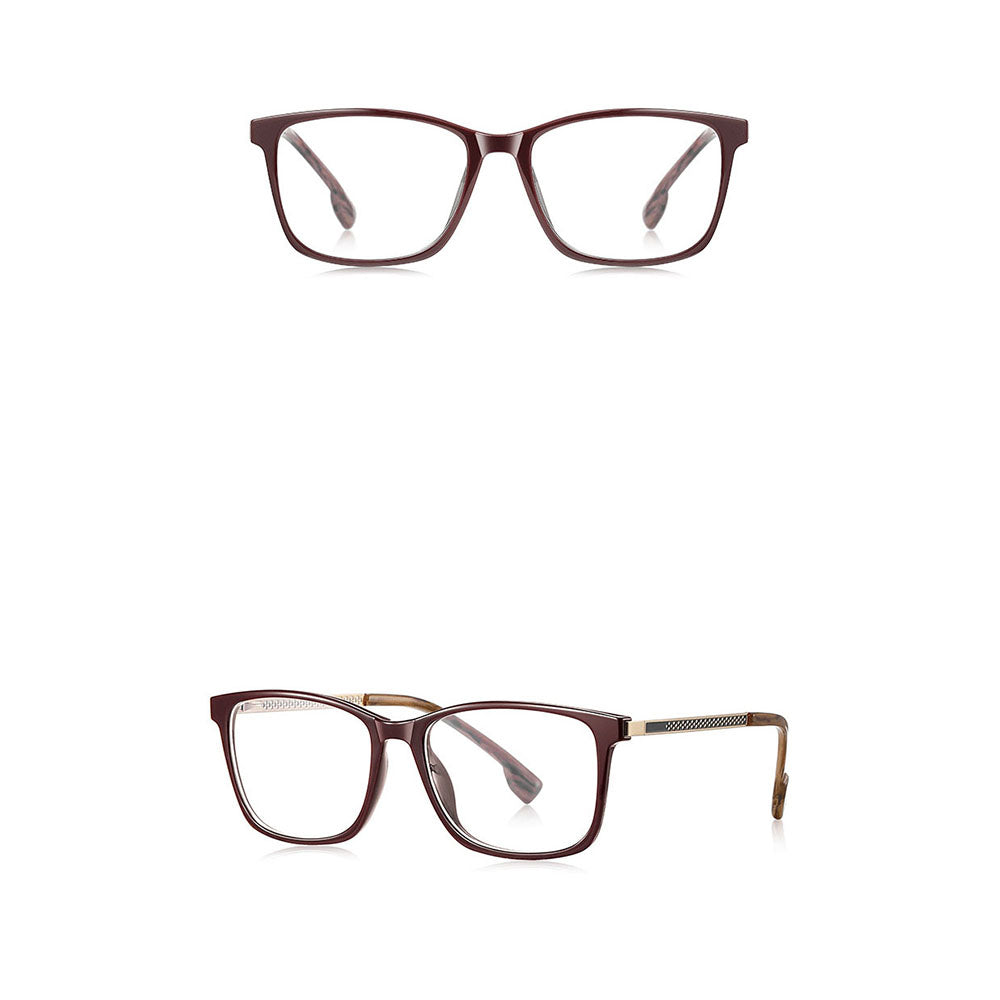 Techsuit LS202 Women's Computer Glasses, Anti-Blue Light, Brown