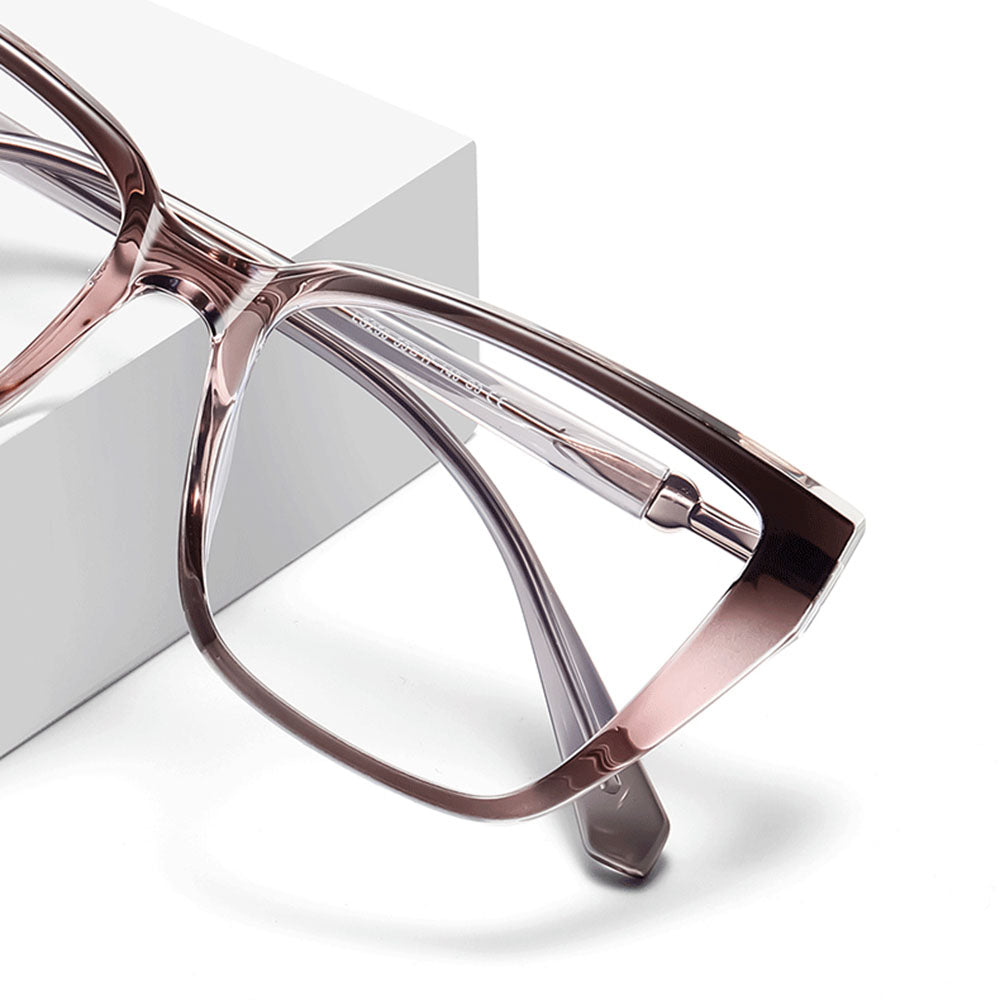 Techsuit LS250 Women's Computer Glasses, Anti-Blue Light, Pink Gradient