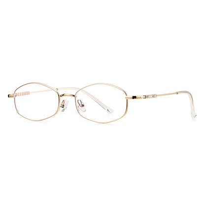 Techsuit LS501 Women's Computer Glasses, Anti-Blue Light, Gold