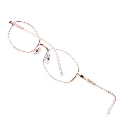 Techsuit LS501 Women's Computer Glasses, Anti-Blue Light, Gold