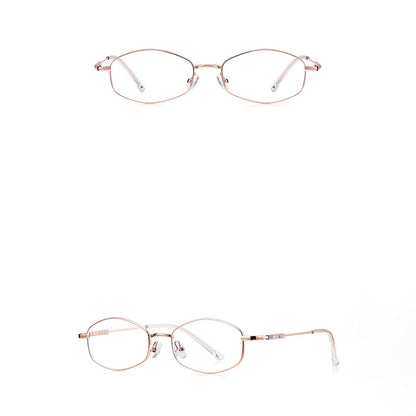 Techsuit LS501 Women's Computer Glasses, Anti-Blue Light, Rose Gold