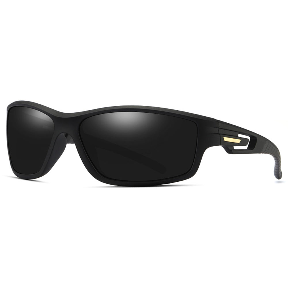 Unisex Cycling Glasses Techsuit 201910, Polarized, Black