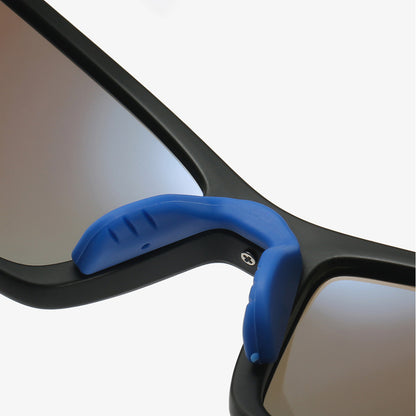 Unisex Cycling Glasses Techsuit 3047, UV Protection, Transparent Black