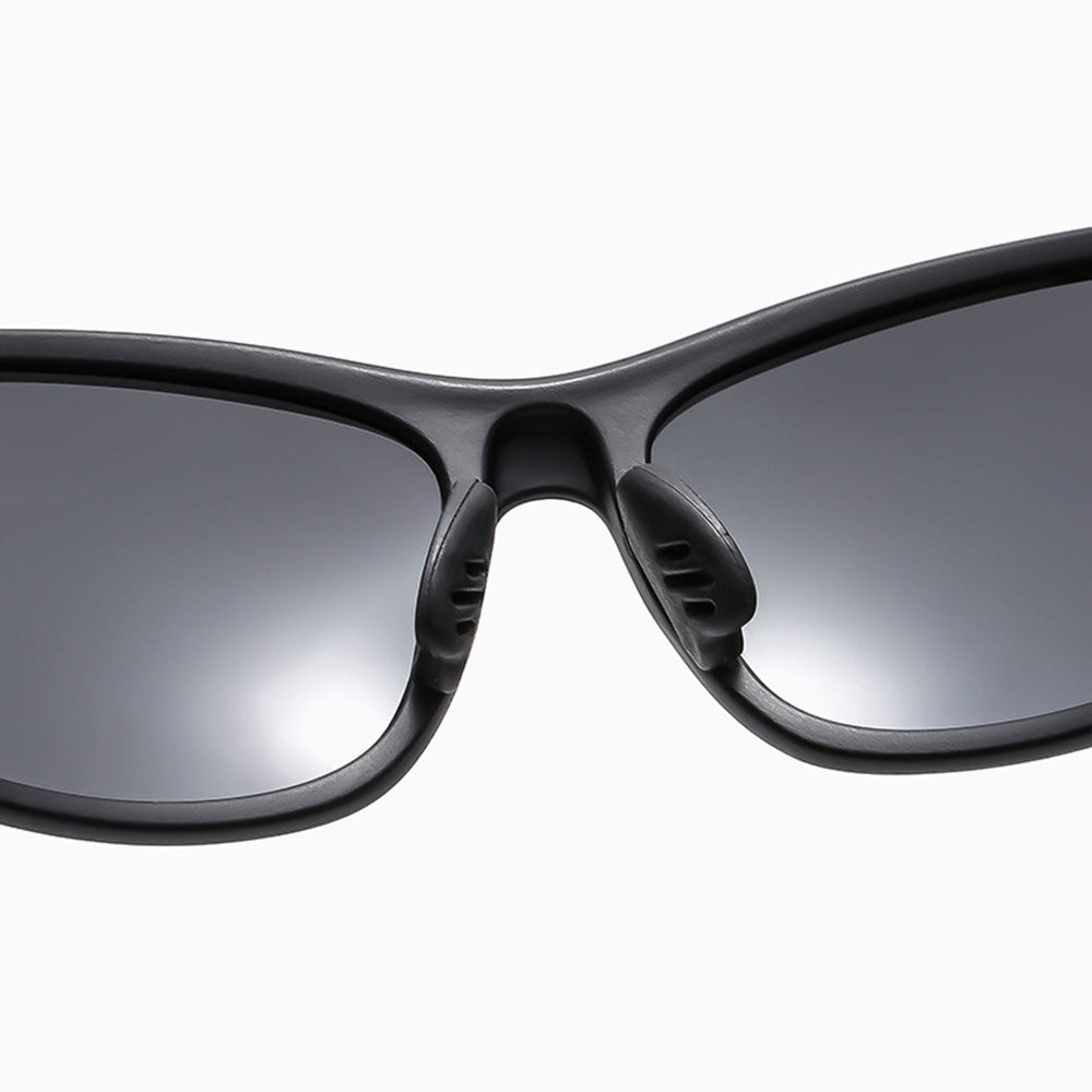 Unisex Cycling Glasses Techsuit 9309, Polarized, Black Yellow