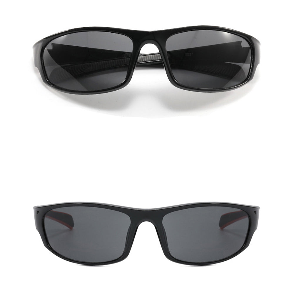 Unisex Cycling Glasses Techsuit 9937, Black Orange