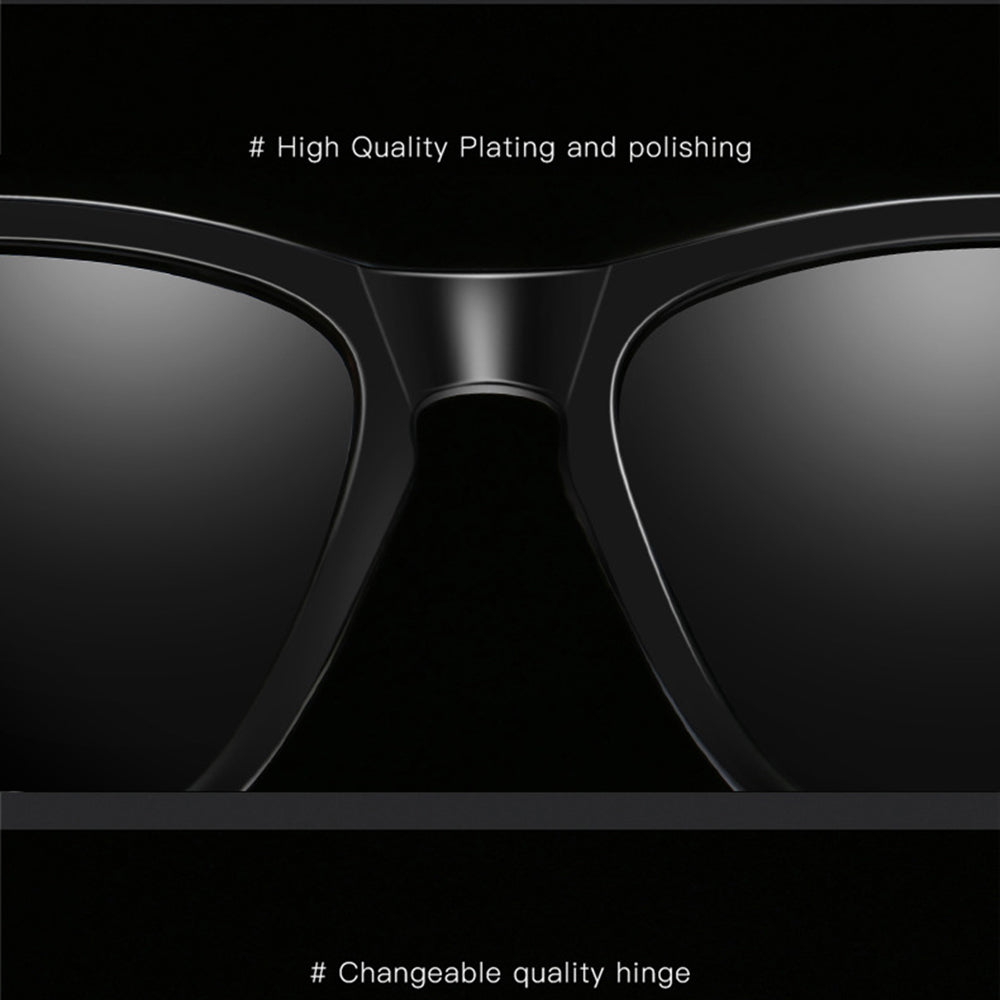 Men's Techsuit 0717 Sunglasses, Polarized, UV Protection, Black Yellow