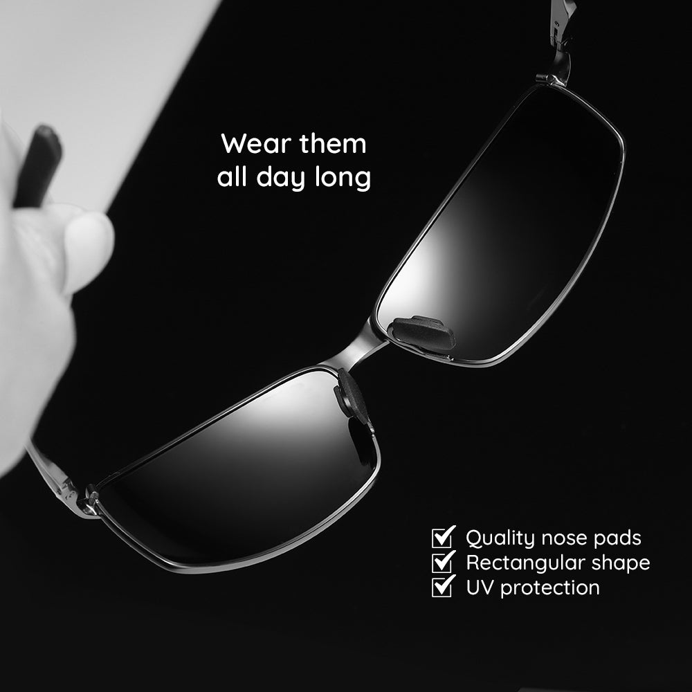 Men's Techsuit 559 Sunglasses, Polarized, UV Protection, Black