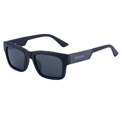 Men's Techsuit 8491 Sunglasses, Polarized, UV Protection, Matte Black Gray
