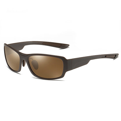Men's Techsuit MM108 Sunglasses, Polarized, UV Protection, Brown
