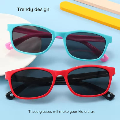 Techsuit Baby Sunglasses 8260-C29, Polarized, Navy Blue