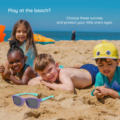 Techsuit Baby Sunglasses 8260-C29, Polarized, Navy Blue