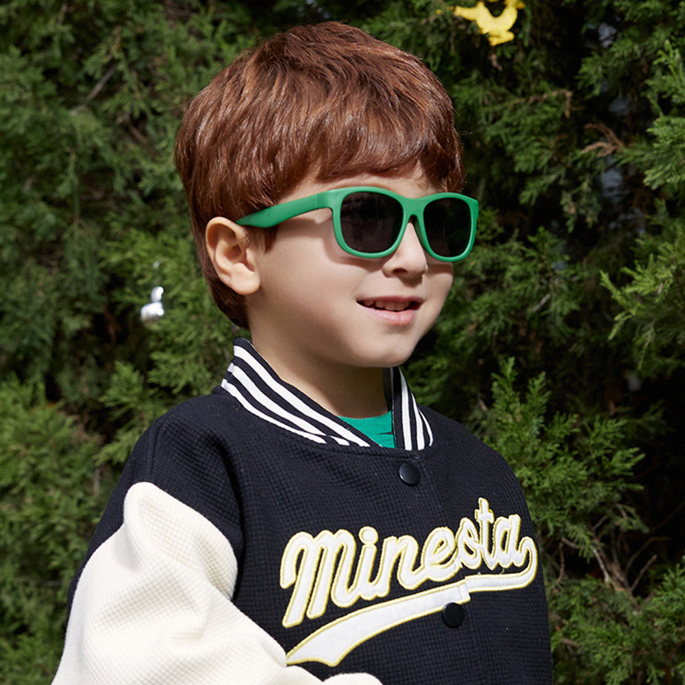Techsuit Baby Sunglasses 8306-C14, Polarized, Black Red