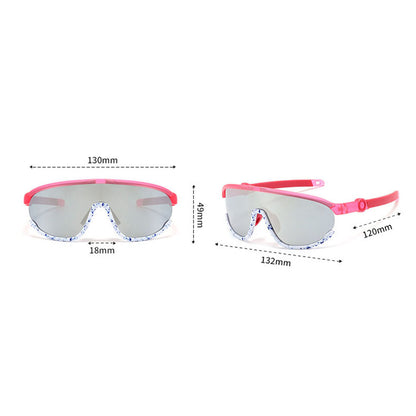 Techsuit 2025 Kids' Sunglasses, Polarized, UV Protection, Yellow
